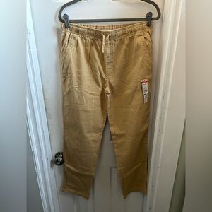 Wonder Nation Kids Boys Beige Khaki Pants XL 14/16 Husky NEW